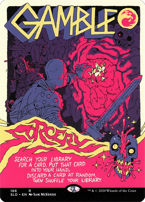 Gamble card image